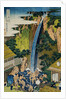 Roben Waterfall of Oyama in Sagami Province, from the Series A Journey to the Waterfalls of All the Provinces by Katsushika Hokusai