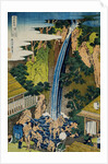 Roben Waterfall of Oyama in Sagami Province, from the Series A Journey to the Waterfalls of All the Provinces by Katsushika Hokusai