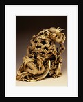 An Ivory Carving of Dragons. 19th Century by Anonymous