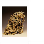 An Ivory Carving of Dragons. 19th Century by Anonymous