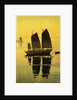 Mist, from a Set of Six Prints of Sailing Boats by Hiroshi Yoshida