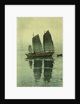 Evening, from a Set of Six Prints of Sailing Boats by Hiroshi Yoshida