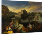 Spring: A Fete Champetre in a Water Garden by Antoine Watteau