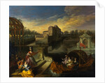 Spring: A Fete Champetre in a Water Garden by Antoine Watteau