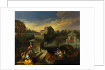 Spring: A Fete Champetre in a Water Garden by Antoine Watteau