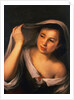 A Young Girl Raising Her Veil by Bartolome Esteban Murillo