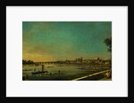 The Thames at Westminster and Whitehall from Somerset House by Canaletto