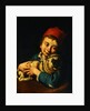 A Boy Holding a Pug by Giacomo Antonio Ceruti