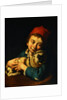 A Boy Holding a Pug by Giacomo Antonio Ceruti