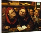 Suppliants in the Office of Two Tax Collectors by Studio of Quentin Massys