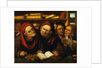 Suppliants in the Office of Two Tax Collectors by Studio of Quentin Massys