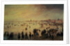 Different Kinds of People on Frozen Floodwaters by Hendrick Avercamp