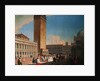The Piazzetta, Venice Looking Northwest by Luca Carlevariis