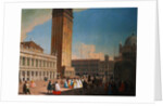 The Piazzetta, Venice Looking Northwest by Luca Carlevariis