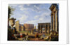 A Capriccio View of Rome by Giovanni Paolo Panini