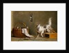 A Mouse Trap with a Cat and Kittens in a Basket by Jean Jacques Bachelier