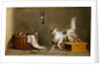 A Mouse Trap with a Cat and Kittens in a Basket by Jean Jacques Bachelier
