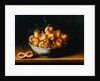 Peaches in a Wanli Kraak Porselein Bowl on a Ledge by Louise Moillon