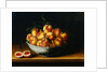 Peaches in a Wanli Kraak Porselein Bowl on a Ledge by Louise Moillon