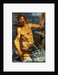Neptune on a Horse by Werner Jacobsz. van den Valckert
