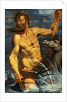 Neptune on a Horse by Werner Jacobsz. van den Valckert