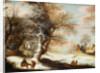 Winter Landscape with the Flight into Egypt by Gysbrecht Leytens