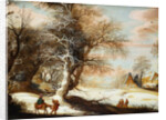 Winter Landscape with the Flight into Egypt by Gysbrecht Leytens