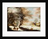 Winter Landscape with the Flight into Egypt by Gysbrecht Leytens