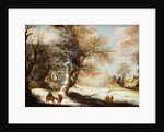 Winter Landscape with the Flight into Egypt by Gysbrecht Leytens