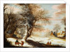 Winter Landscape with the Flight into Egypt by Gysbrecht Leytens