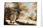 Winter Landscape with the Flight into Egypt by Gysbrecht Leytens