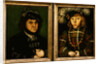 Portraits of Kurfust Herzog Johann von Saschen and His Son Johann Friederich by Lucas Cranach the Elder