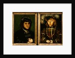 Portraits of Kurfust Herzog Johann von Saschen and His Son Johann Friederich by Lucas Cranach the Elder