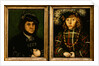 Portraits of Kurfust Herzog Johann von Saschen and His Son Johann Friederich by Lucas Cranach the Elder