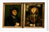 Portraits of Kurfust Herzog Johann von Saschen and His Son Johann Friederich by Lucas Cranach the Elder