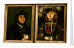 Portraits of Kurfust Herzog Johann von Saschen and His Son Johann Friederich by Lucas Cranach the Elder
