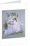 Julie in Pink at the Edge of the Lake by Berthe Morisot