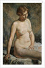 Seated Nude Woman by Theo van Rysselberghe