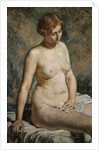 Seated Nude Woman by Theo van Rysselberghe