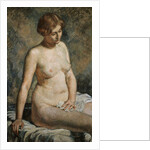 Seated Nude Woman by Theo van Rysselberghe