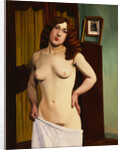 Torso at the Armoire (Nude Redheaded Woman Standing by Felix Vallotton