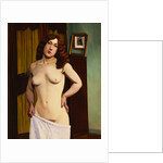 Torso at the Armoire (Nude Redheaded Woman Standing by Felix Vallotton