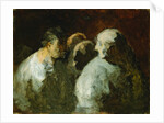 Four People by Honore Daumier