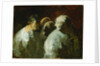 Four People by Honore Daumier