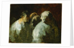 Four People by Honore Daumier