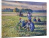 The Pea Harvest by Camille Pissarro