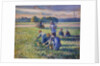 The Pea Harvest by Camille Pissarro