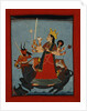 Mandi School Painting of Durga Slays Mahishasura by Anonymous