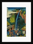 Roben Waterfall of Oyama in Sagami Province, from the Series A Journey to the Waterfalls of All the Provinces by HOKUSAI