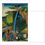 Roben Waterfall of Oyama in Sagami Province, from the Series A Journey to the Waterfalls of All the Provinces by HOKUSAI